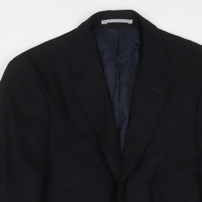 Mens UK Size 38 Marks and Spencer Regular Black Suit Jacket