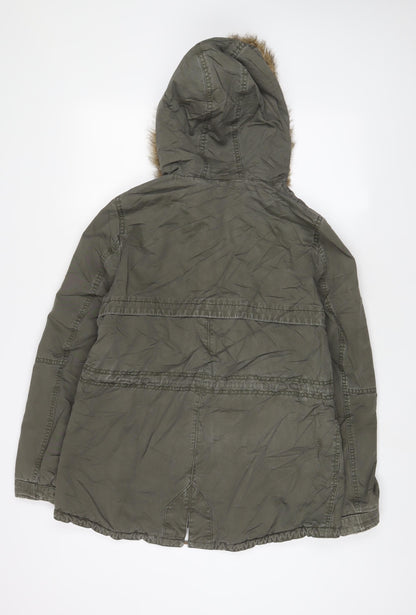 Womens UK Size 12 H&M Green Jacket