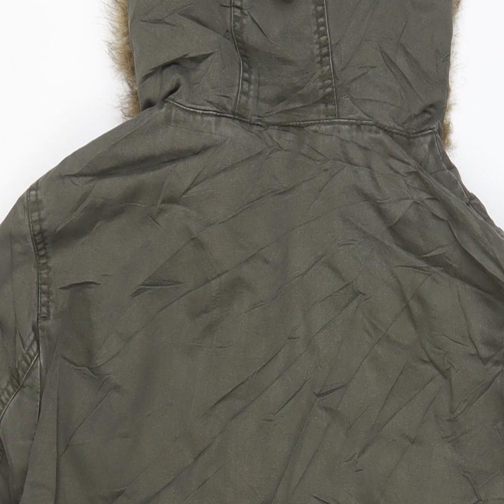 Womens UK Size 12 H&M Green Jacket