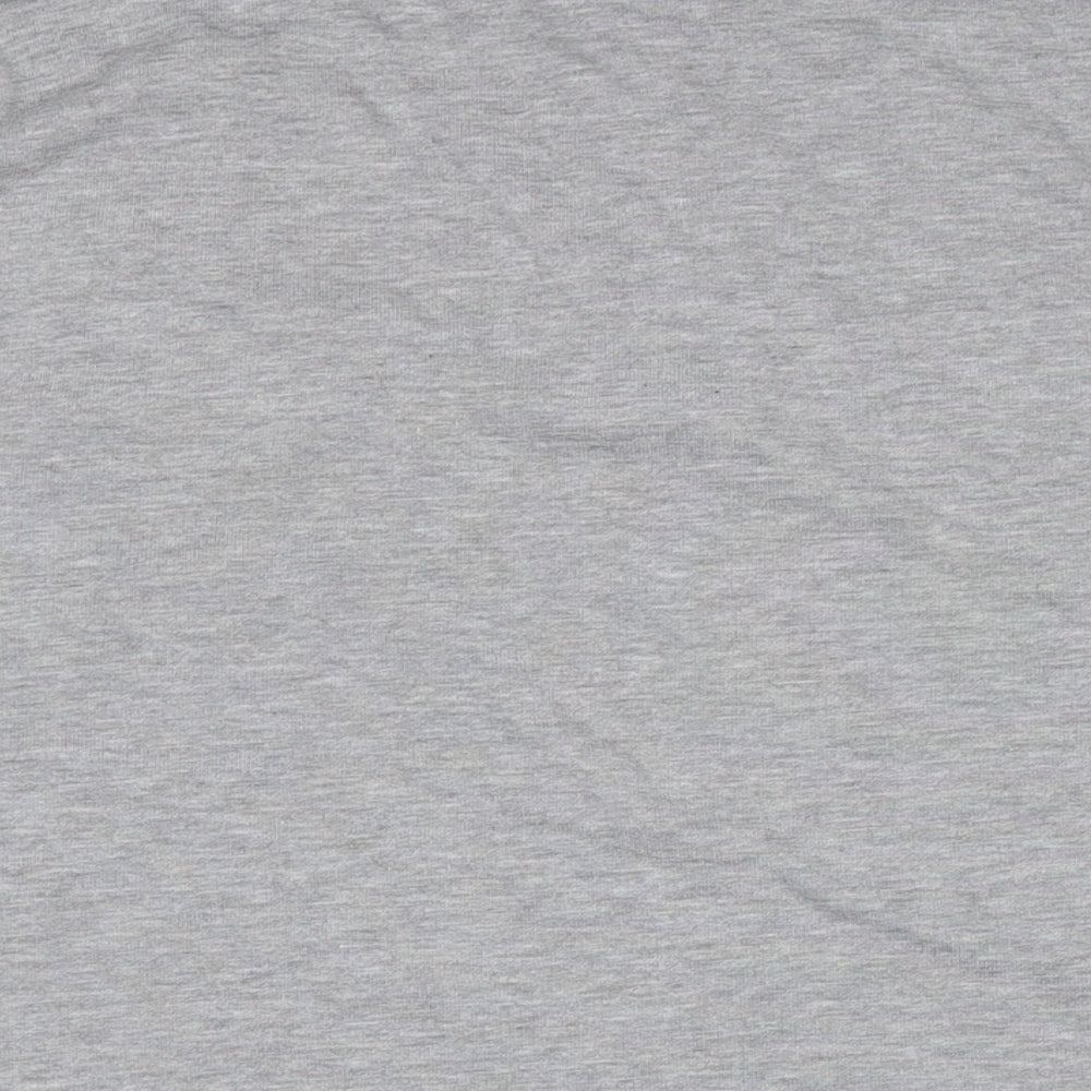 Duffer Mens Grey Cotton Polo Size XL Collared Button