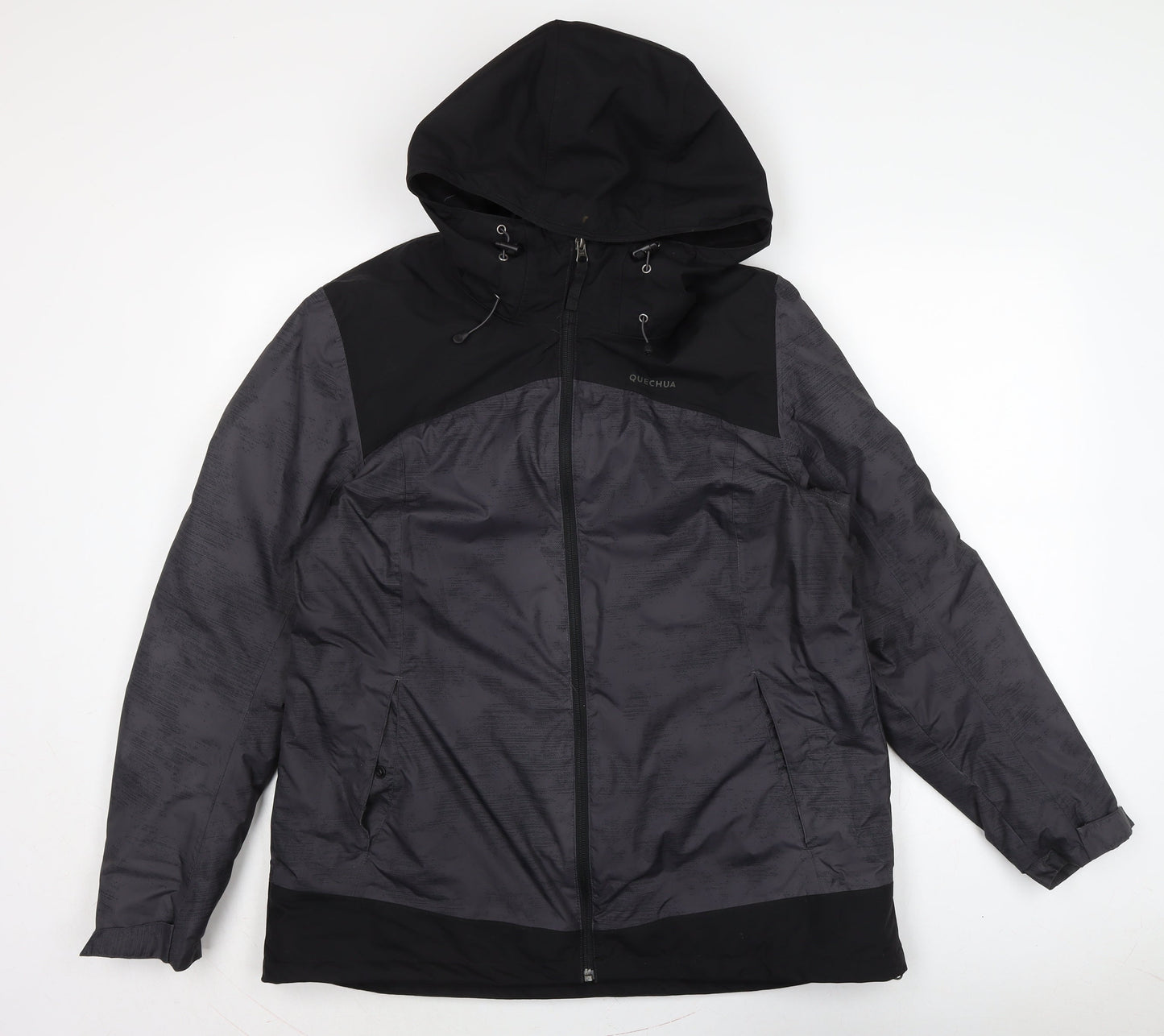 Mens UK Size L DECATHLON Grey Anorak Coat