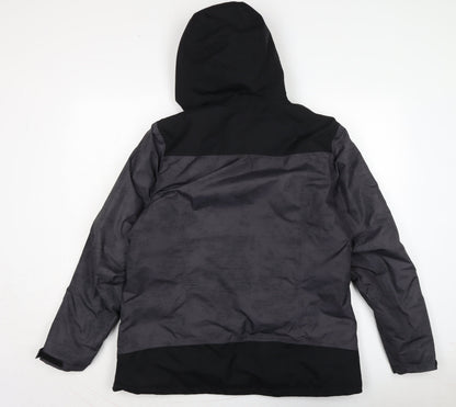 Mens UK Size L DECATHLON Grey Anorak Coat