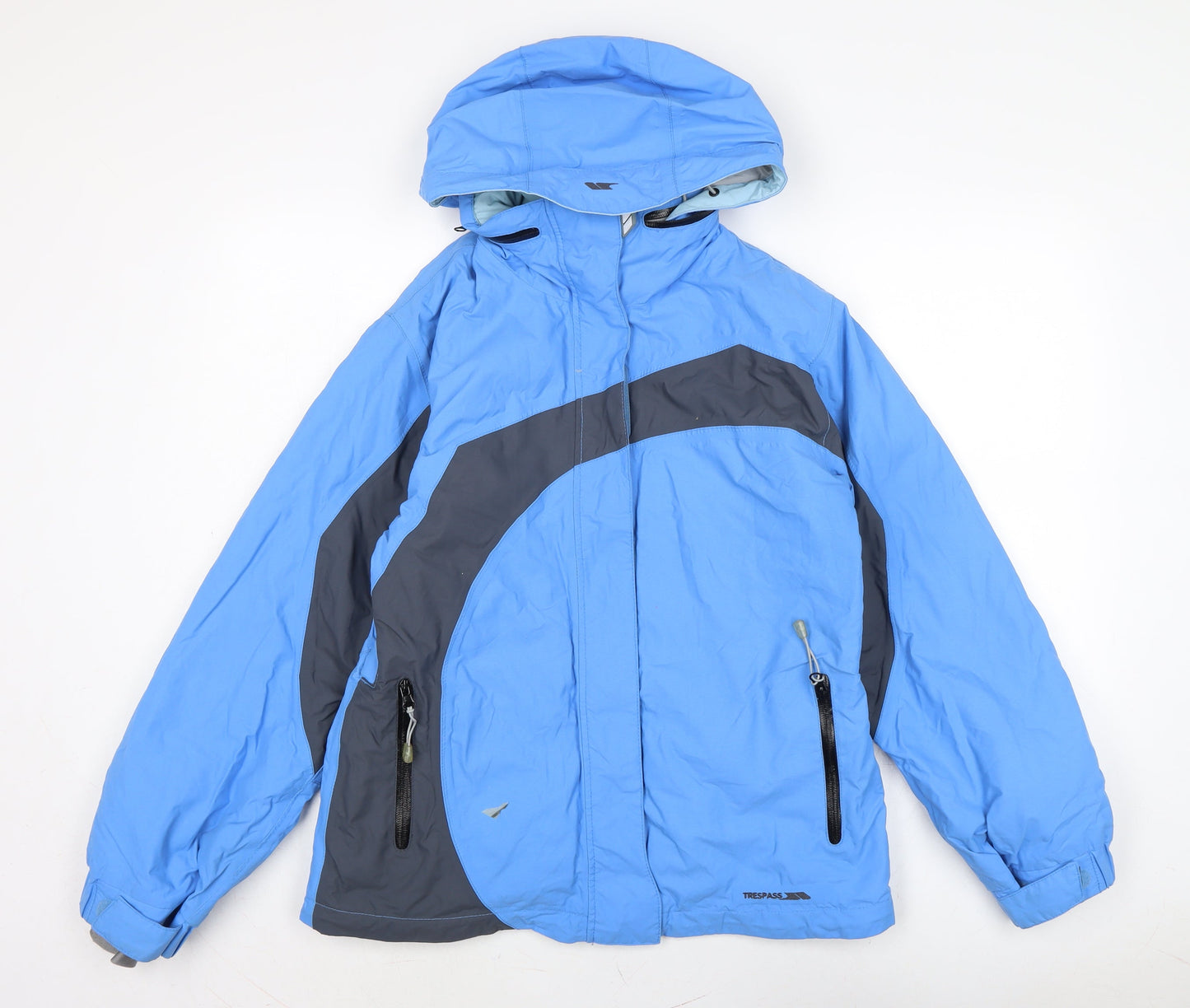 Womens UK Size M Tresspass Blue Anorak Coat