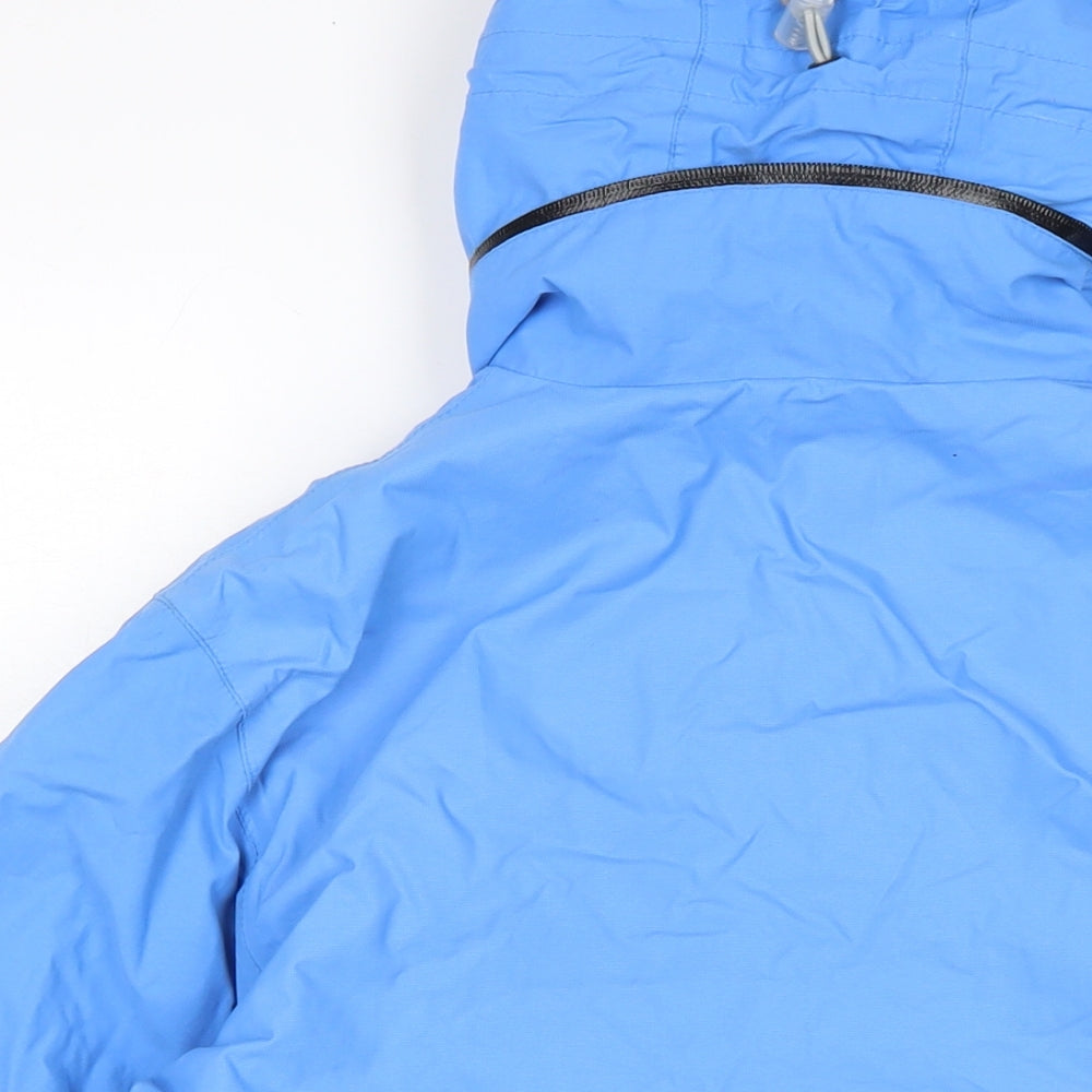 Womens UK Size M Tresspass Blue Anorak Coat