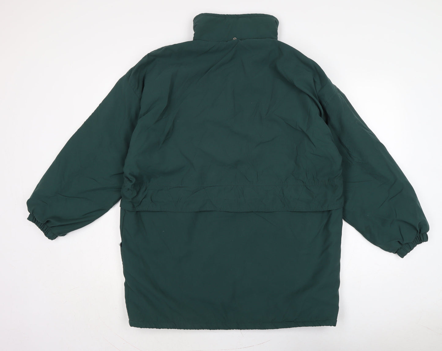 Rga Womens Green Anorak Coat Size 16 Zip