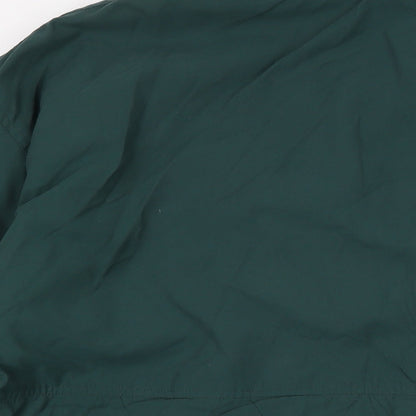 Rga Womens Green Anorak Coat Size 16 Zip
