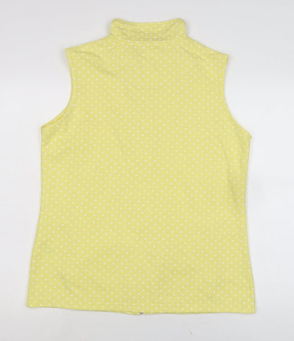 Womens UK Size 14 Damart Yellow Gilet