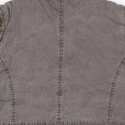 Roman Womens Brown Gilet Waistcoat Size L Zip