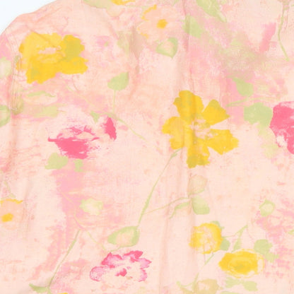 Womens UK Size 12 Bianca Multicoloured Basic Blouse