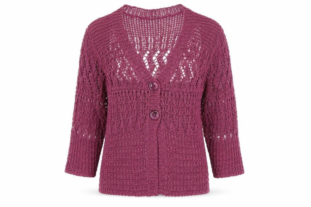 Womens UK Size L Gerry Weber Pink Cardigan Jumper