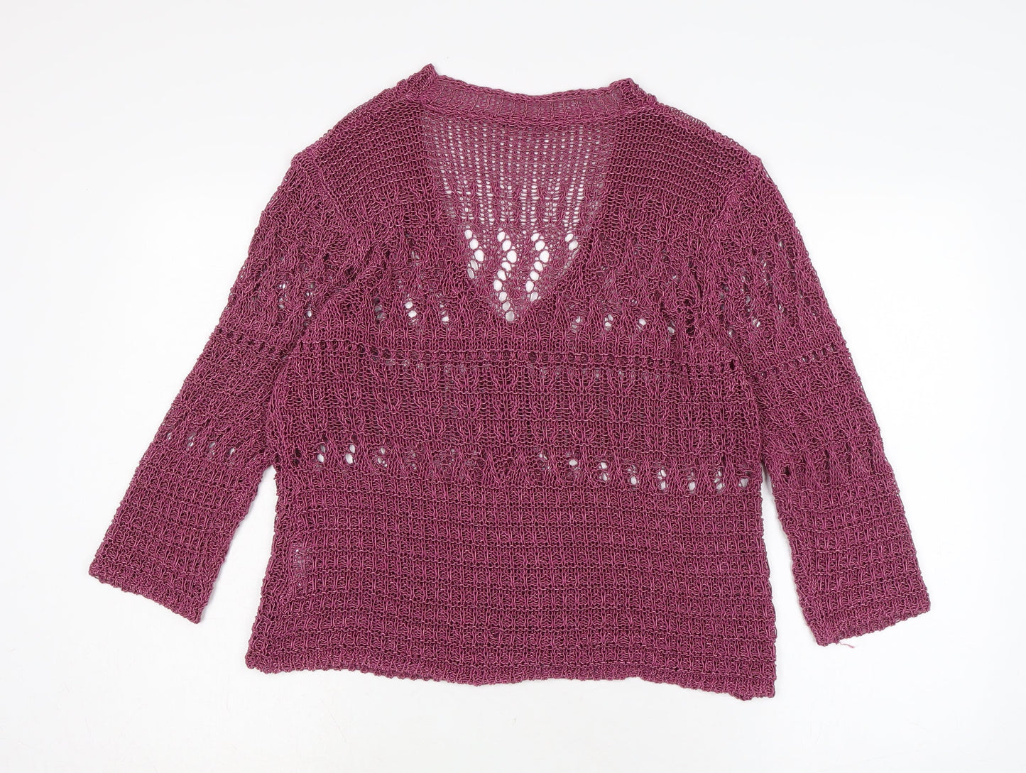 Womens UK Size L Gerry Weber Pink Cardigan Jumper