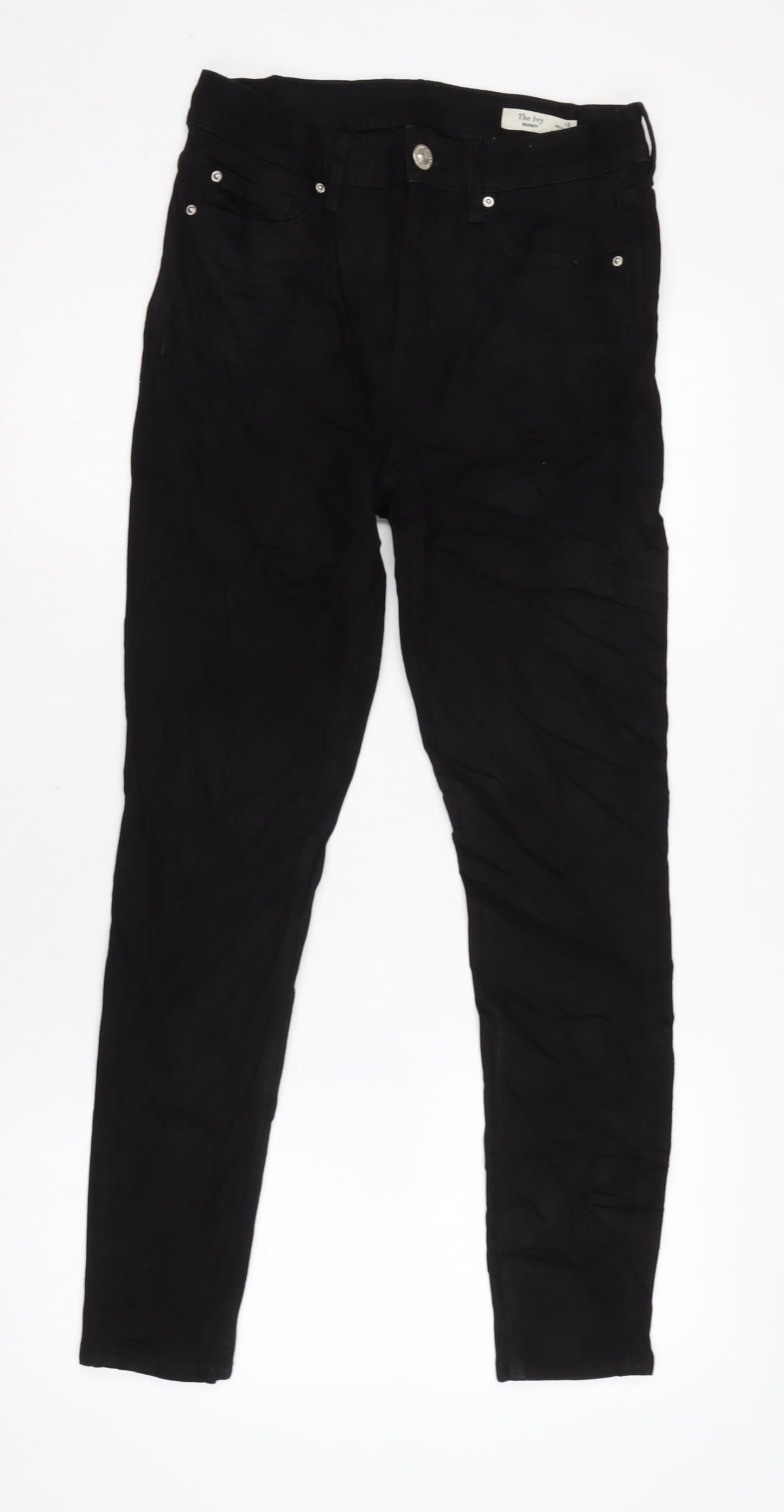 Womens UK Size 10 Marks and Spencer Regular Fit Skinny Black Jeans