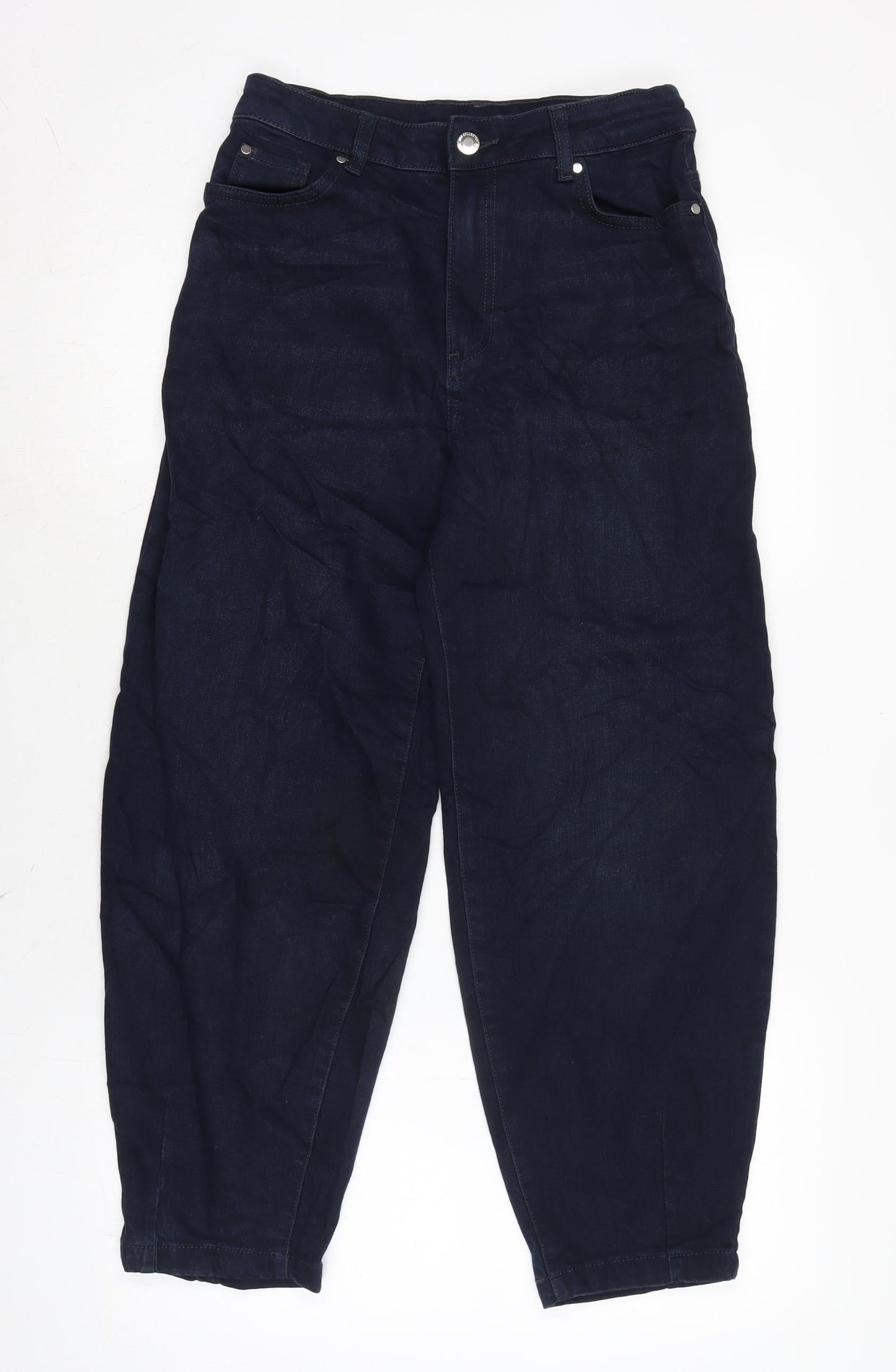 Womens UK Size 8 Marks and Spencer Regular Fit Tapered Blue Jeans