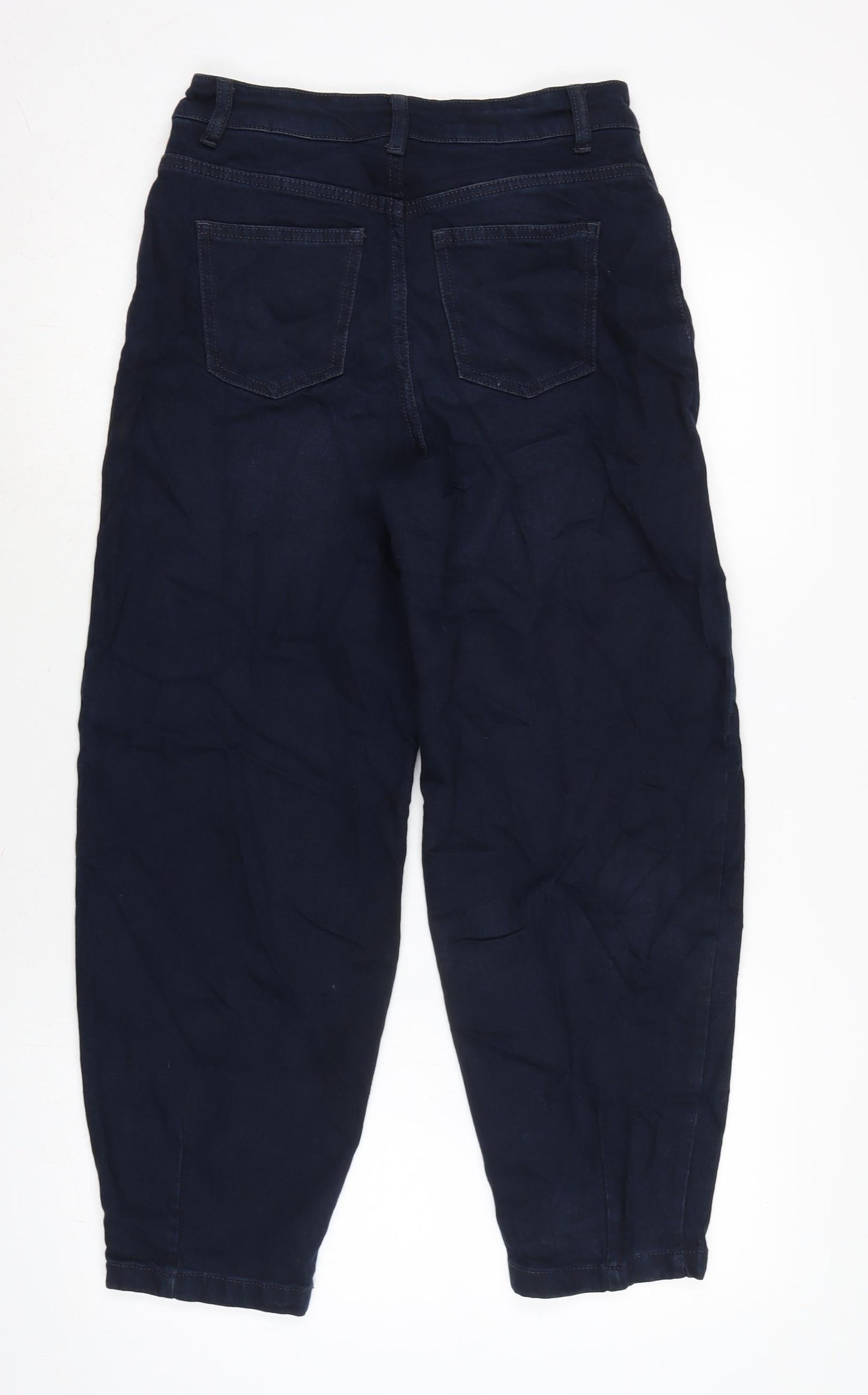 Womens UK Size 8 Marks and Spencer Regular Fit Tapered Blue Jeans