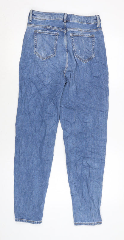 Womens UK Size 10 Marks and Spencer Regular Fit Tapered Blue Jeans