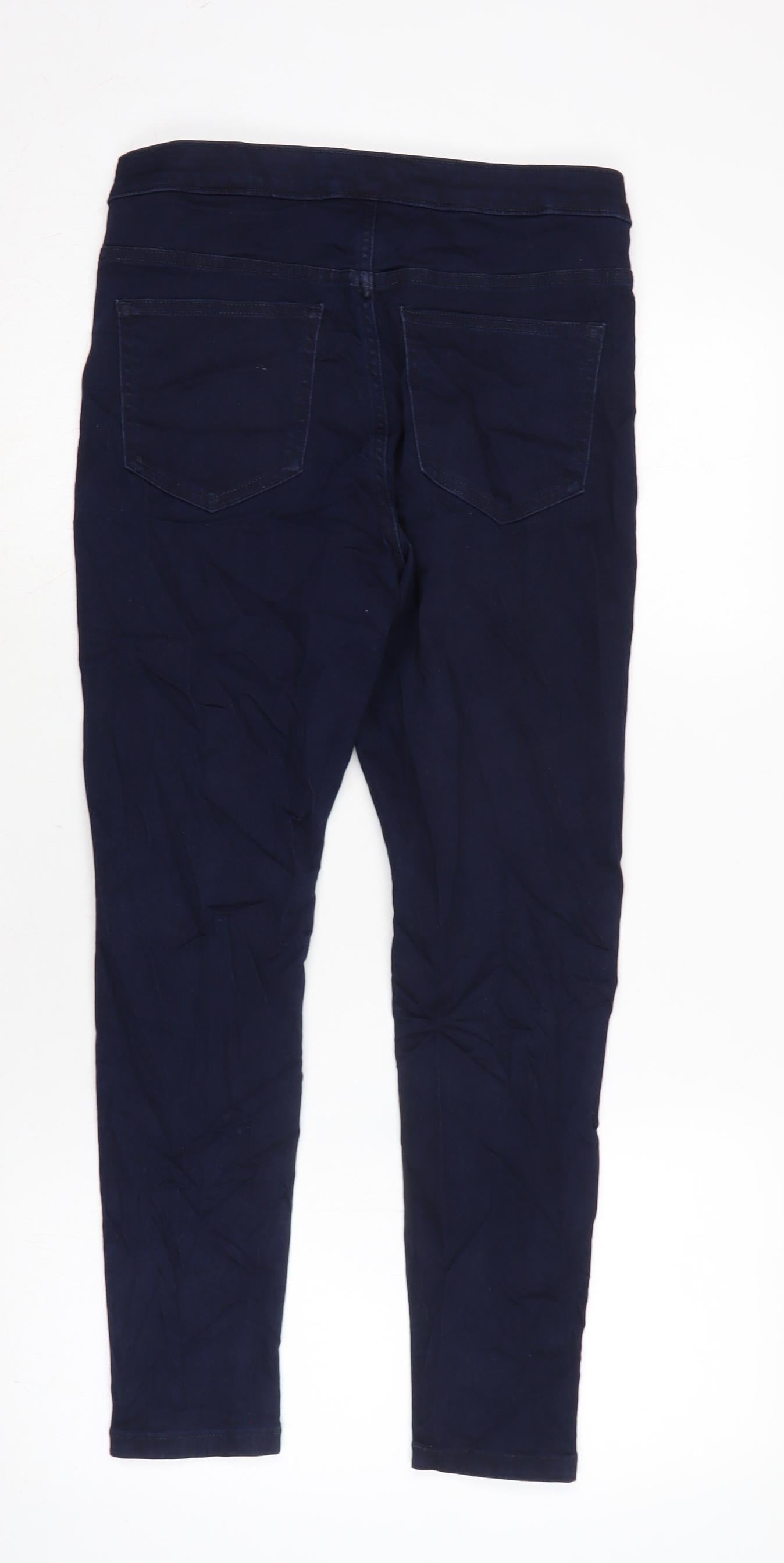 Womens UK Size 12 Marks and Spencer Regular Fit Skinny Blue Jeans