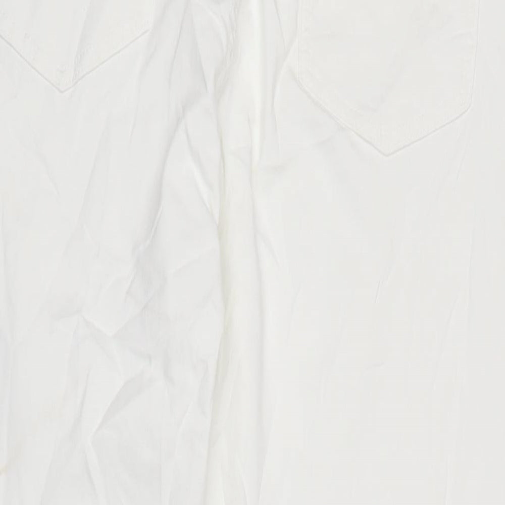 Womens UK Size 22 Marks and Spencer Regular Fit Skinny White Jeans