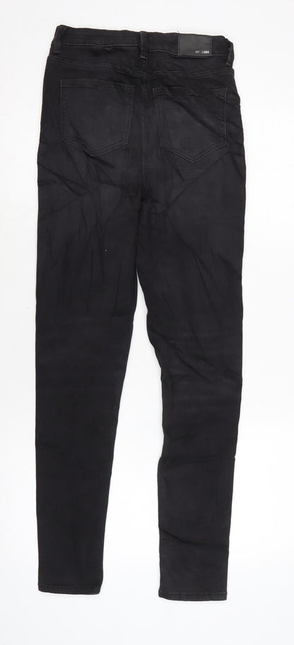 Womens UK Size 6 Marks and Spencer Regular Fit Mom Black Jeans