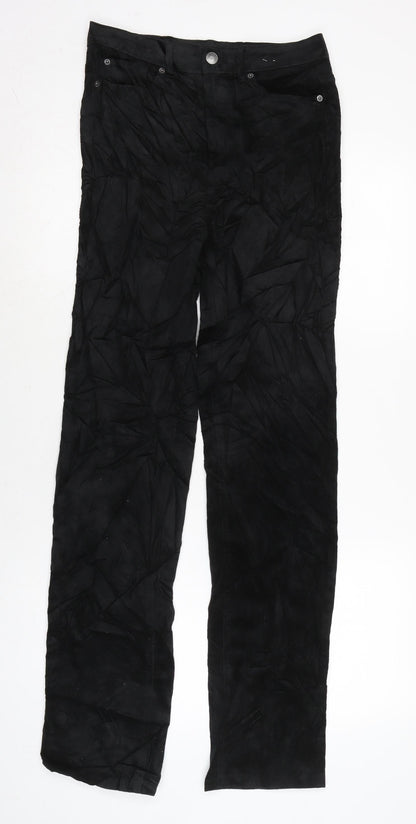 Womens UK Size 8 Marks and Spencer Regular Fit  Black Trousers