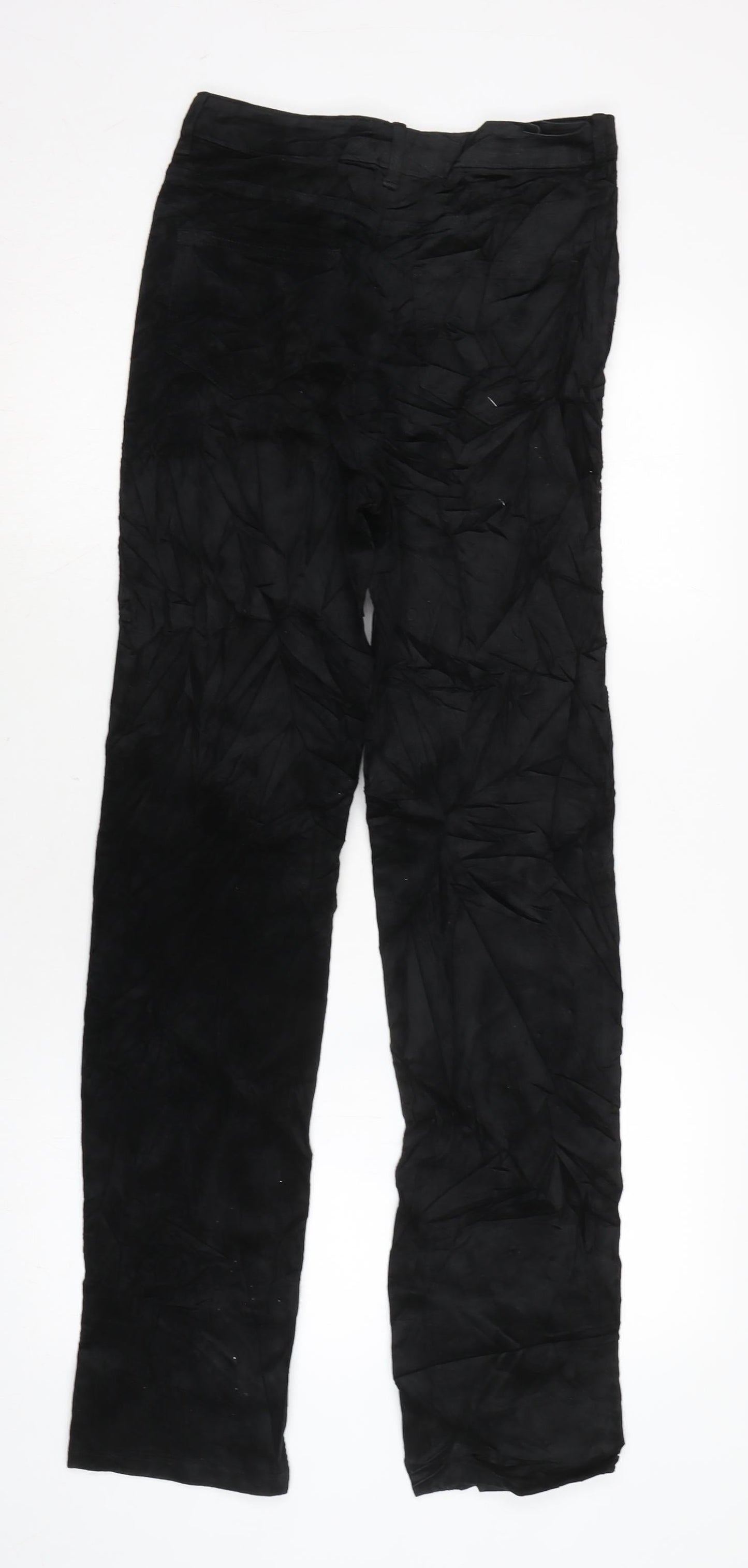 Womens UK Size 8 Marks and Spencer Regular Fit  Black Trousers