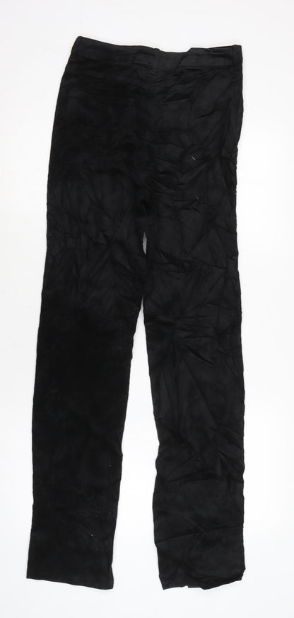 Womens UK Size 8 Marks and Spencer Regular Fit  Black Trousers