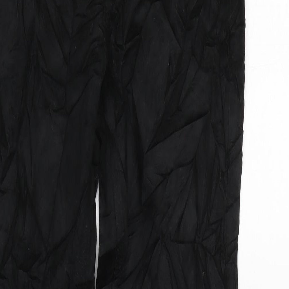 Womens UK Size 8 Marks and Spencer Regular Fit  Black Trousers