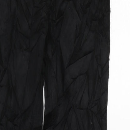 Womens UK Size 8 Marks and Spencer Regular Fit  Black Trousers