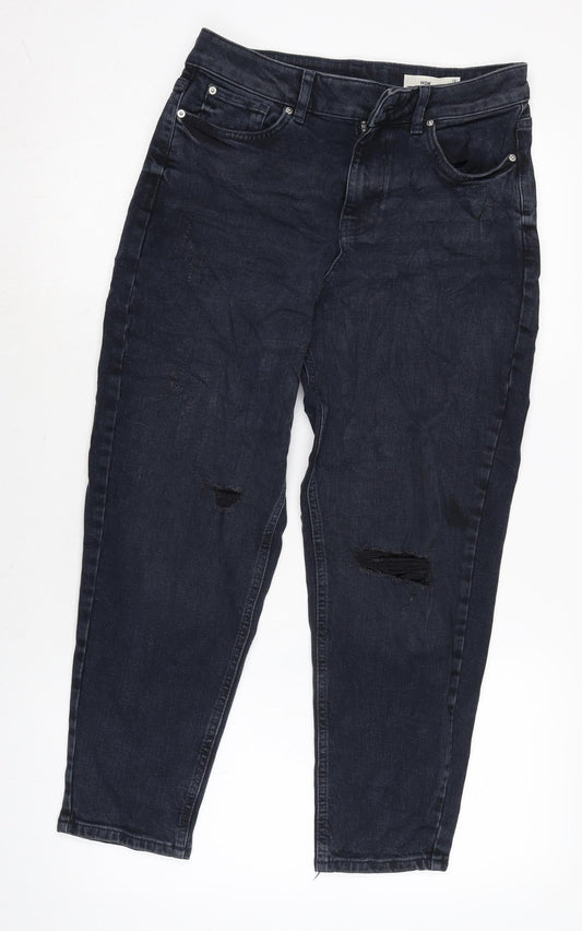 Womens UK Size 10 Marks and Spencer Regular Fit Skinny Blue Jeans