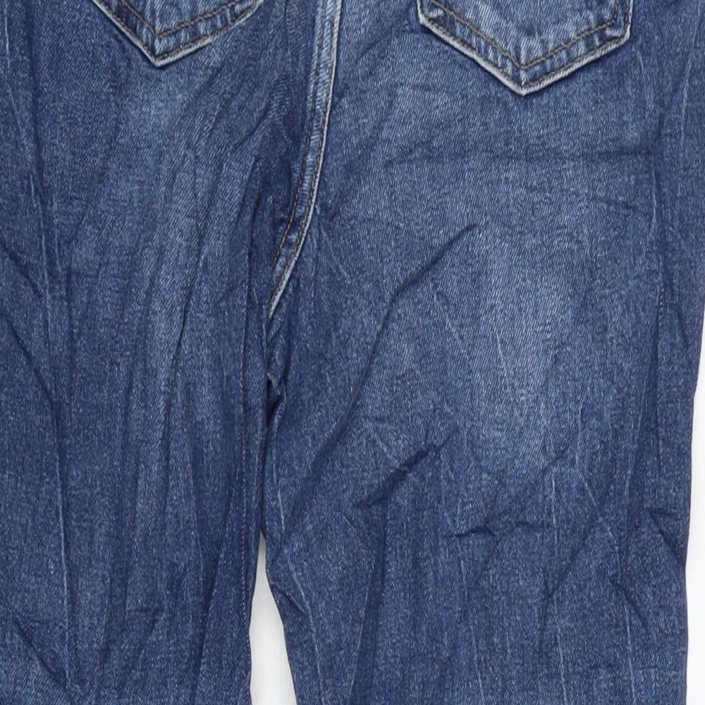 Womens UK Size 8 Marks and Spencer Regular Fit Straight Blue Jeans