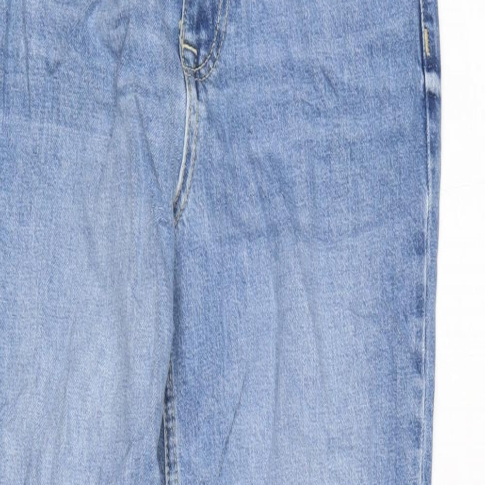 Womens UK Size 8 Marks and Spencer Regular Fit Straight Blue Jeans