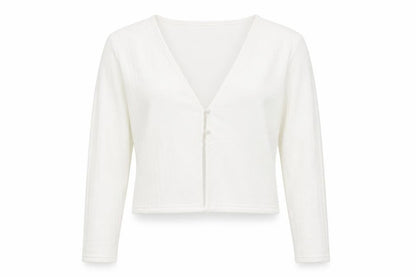 Womens UK Size M Divided by H&M Ivory Basic Button-Up
