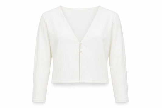 Womens UK Size M Divided by H&M Ivory Basic Button-Up