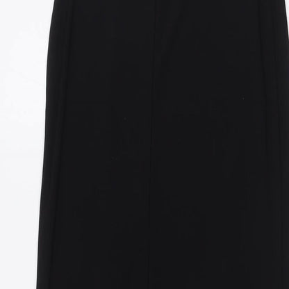 Club L Womens Black Polyester A-Line Size 8 One Shoulder