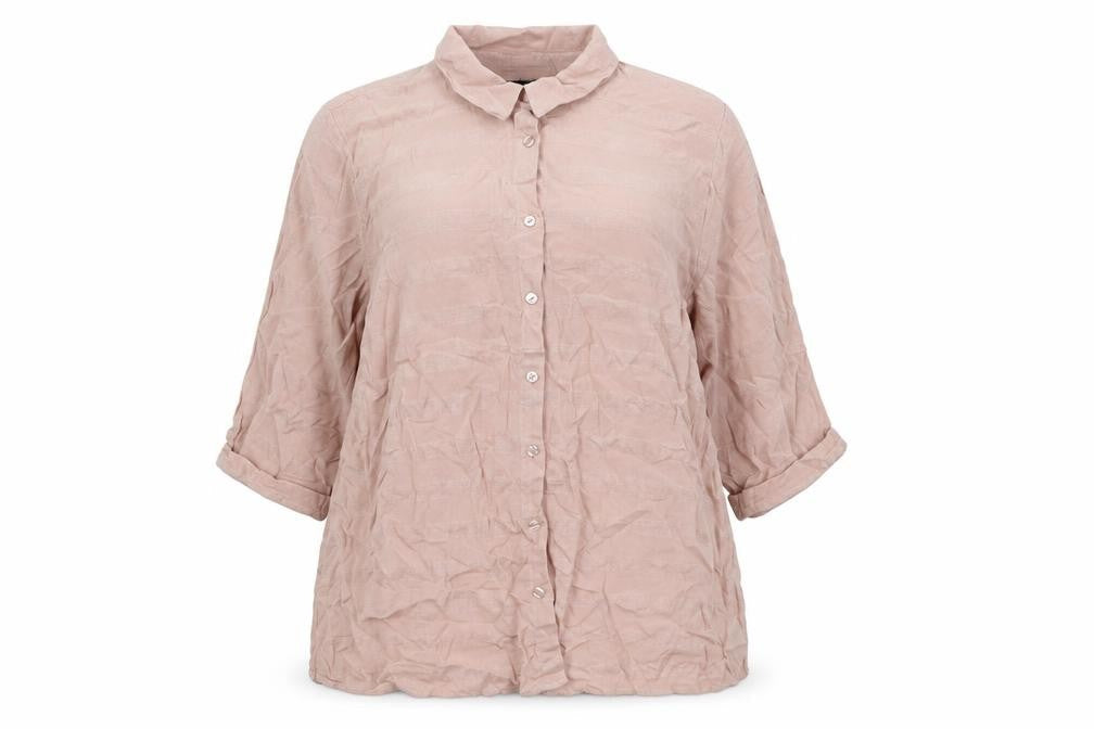 Womens UK Size 20 M&Co Pink Basic Button-Up