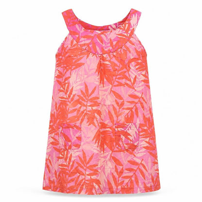 Red Herring Womens Pink Cotton A-Line Size 14 Round Neck