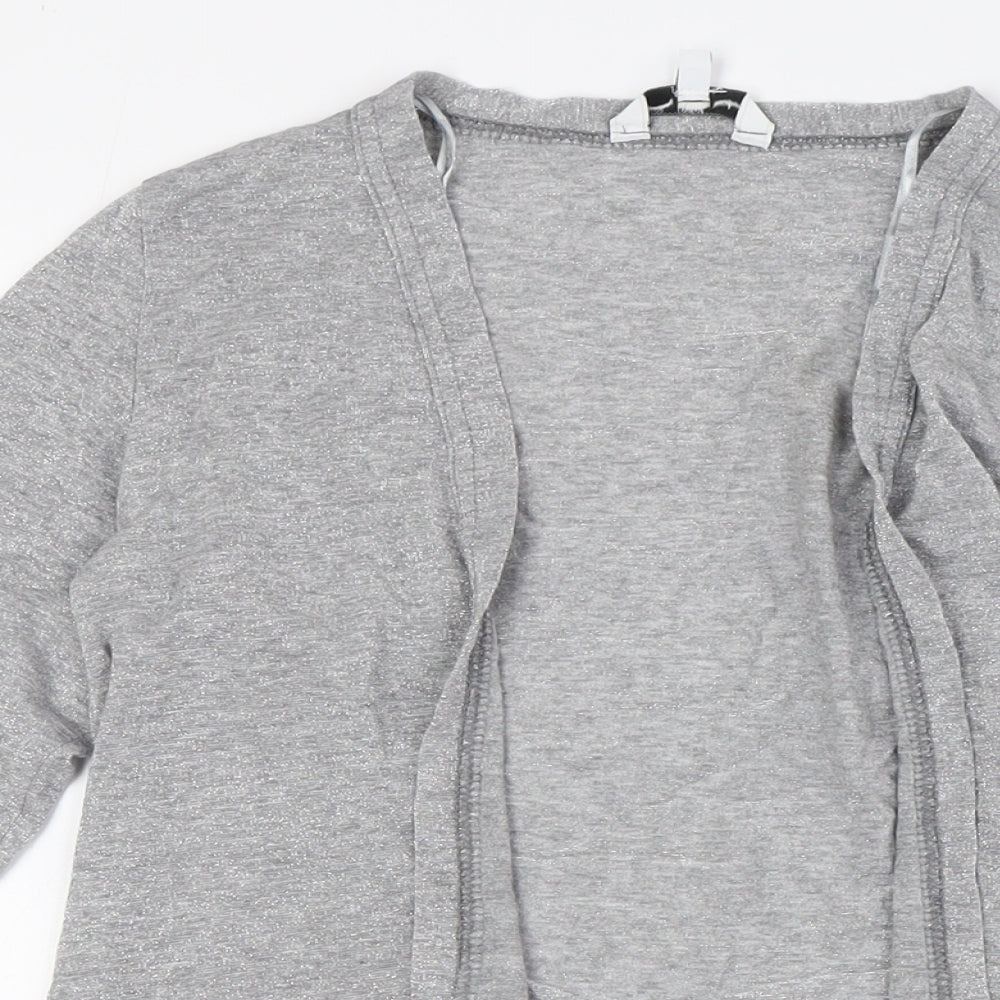 Womens UK Size 12 New Look Grey Cardigan Jumper