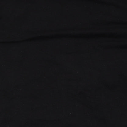 Womens UK Size 2XL Klass Black Basic Button-Up