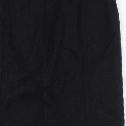 Great Plains Womens Grey Acetate A-Line Skirt Size 14 Zip