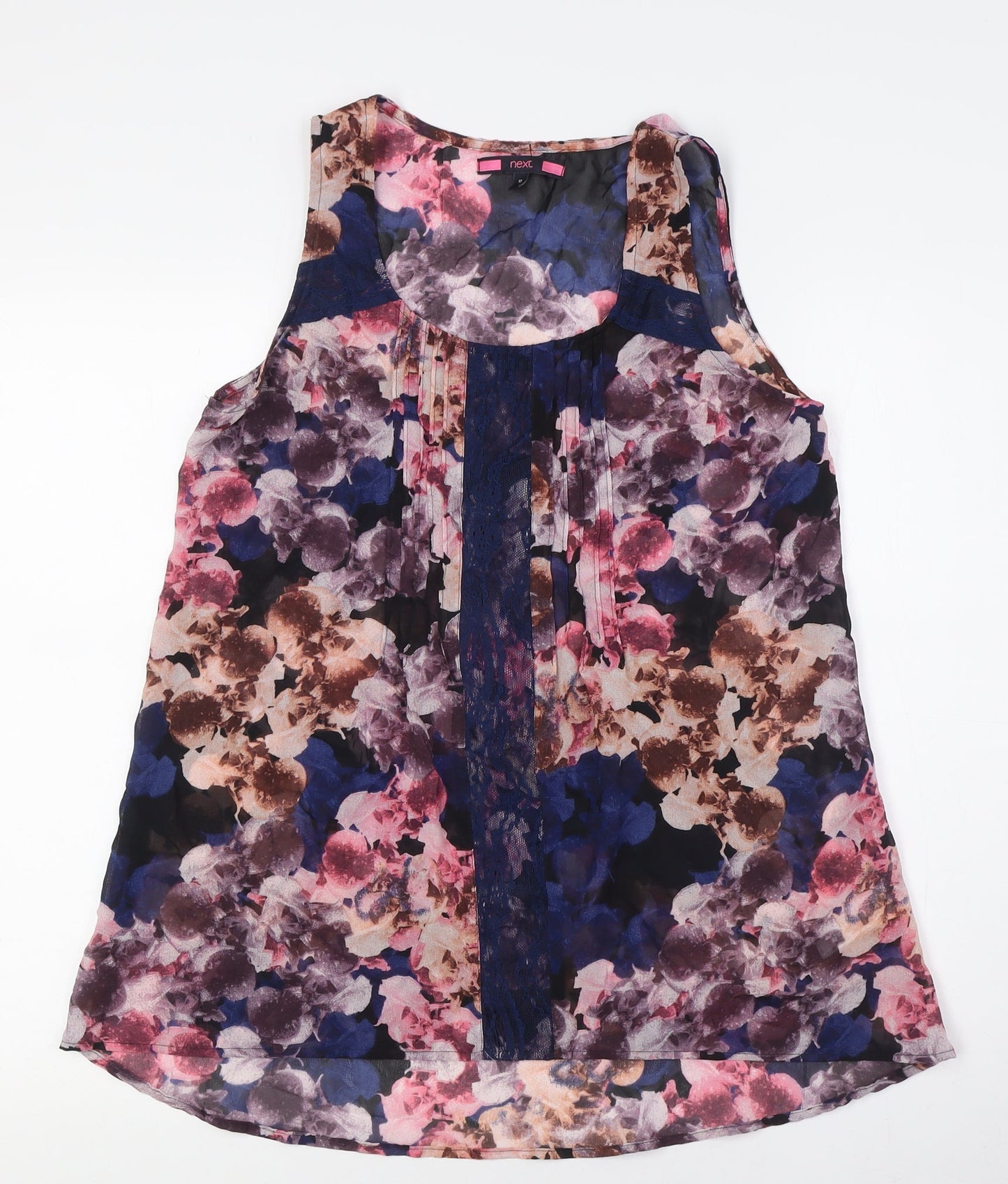 Womens UK Size 10 NEXT Multicoloured Basic Button-Up