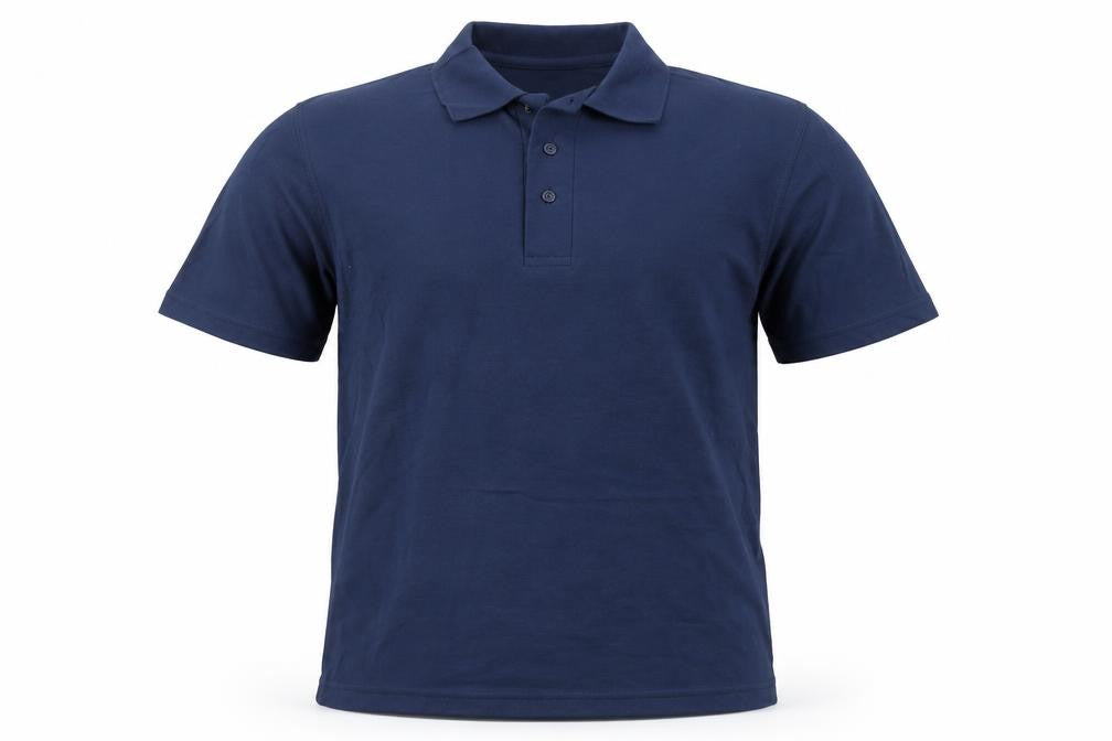 Mens UK Size S Blue Max Polyester Polo Shirt