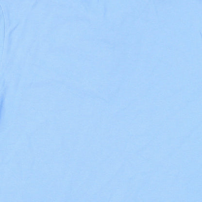 Gap Mens Blue Cotton Polo Size S Collared Button