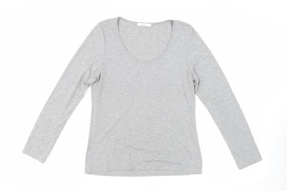 Womens UK Size 12 Marks and Spencer Grey Basic T-Shirt