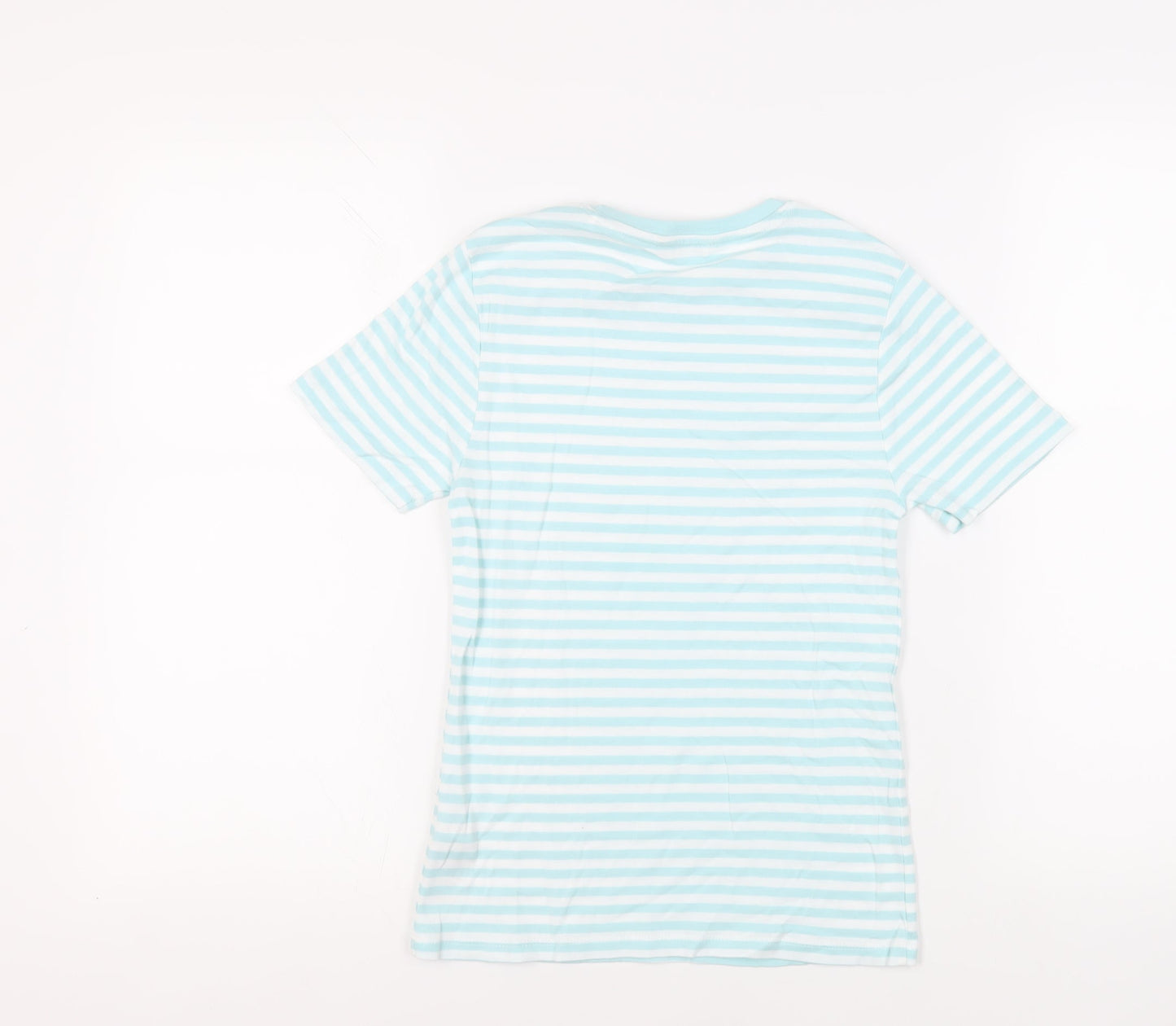 Womens UK Size 12 Marks and Spencer Blue Basic T-Shirt