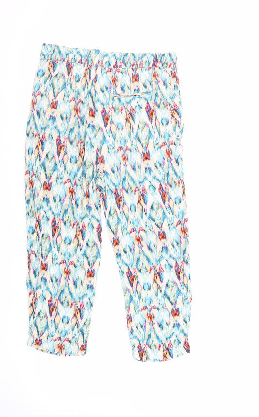 Womens UK Size L Zara Regular Fit  Multicoloured Trousers