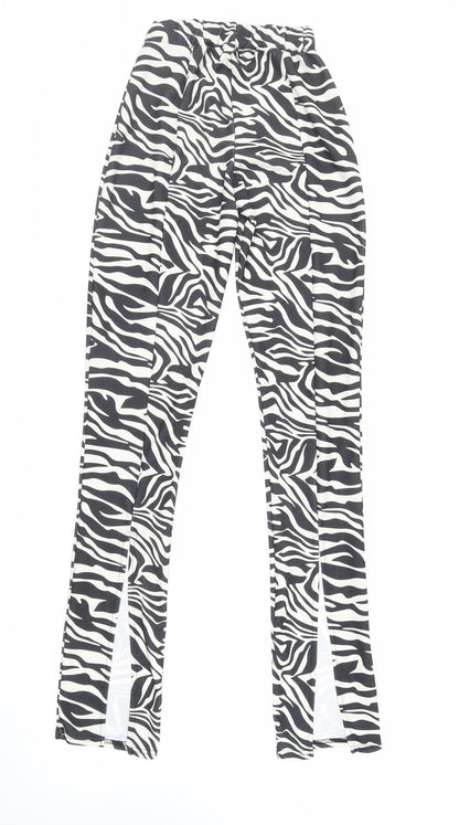Womens UK Size 6 PRETTYLITTLETHING Regular Fit  Black Trousers
