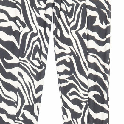 Womens UK Size 6 PRETTYLITTLETHING Regular Fit  Black Trousers