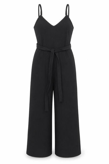 Womens UK Size 4 Miss Selfridge One-Piece Black Jumpsuit