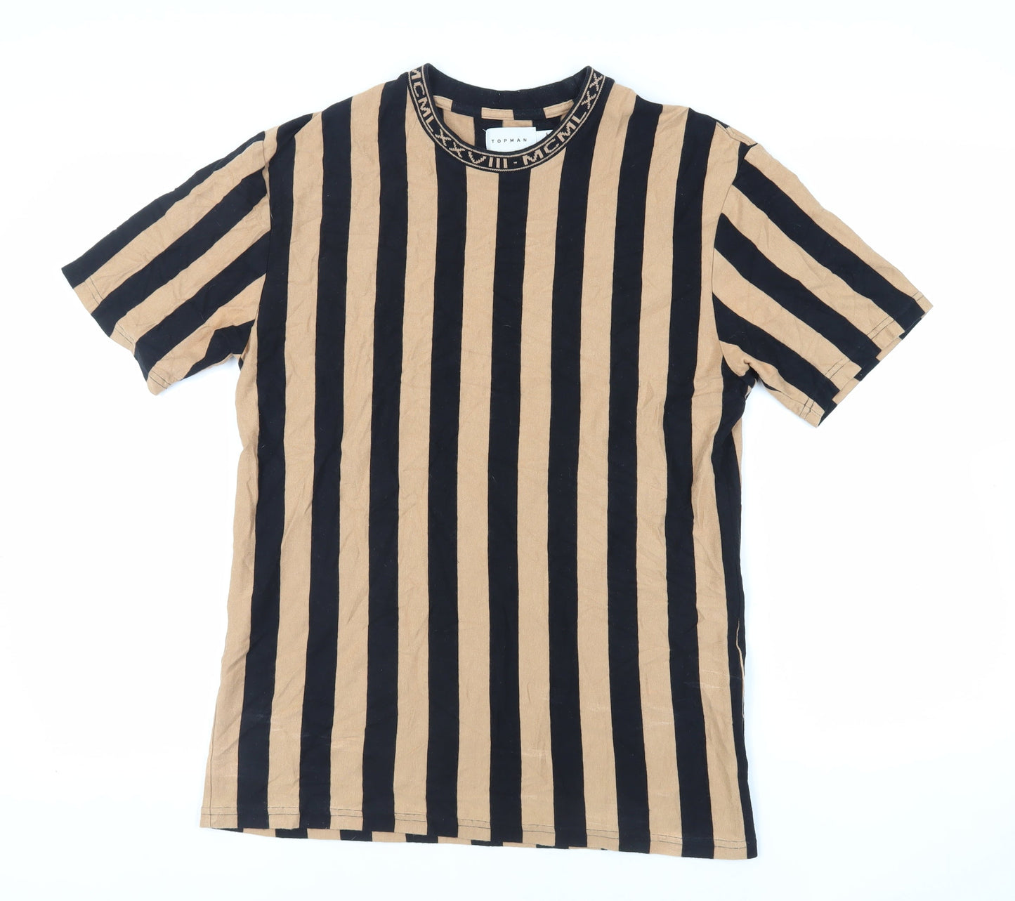 Womens UK Size S Topman Black Basic T-Shirt