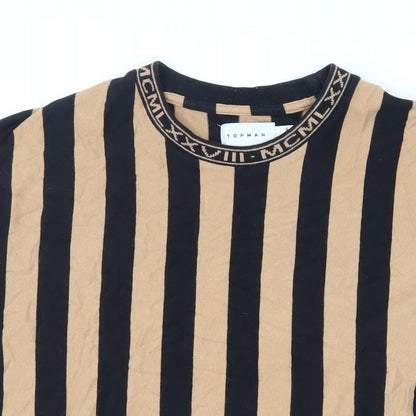 Womens UK Size S Topman Black Basic T-Shirt