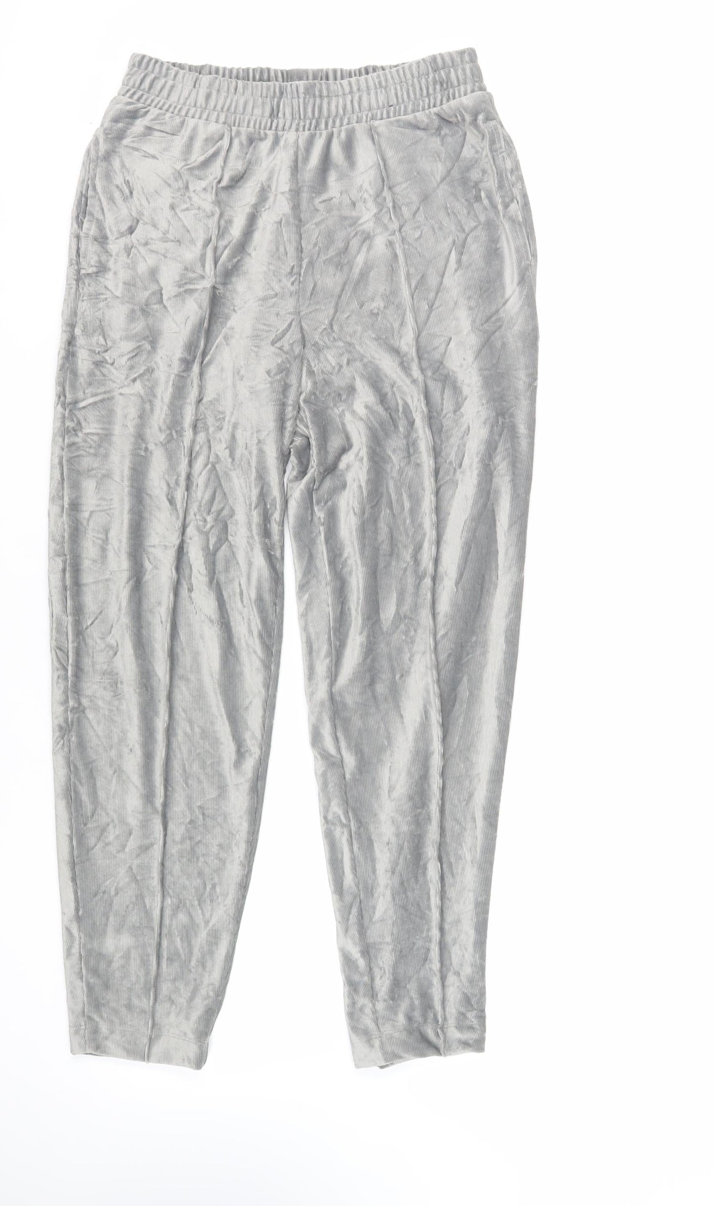 Womens UK Size 10 Marks and Spencer Regular Fit  Grey Trousers